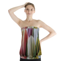 Colored By Tulips Strapless Top by picsaspassion