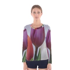Tulip Spring Flowers Women s Long Sleeve Tee