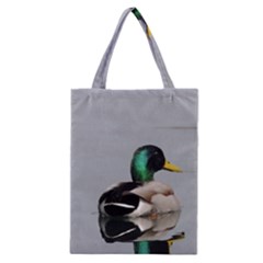 Swimming Duck Classic Tote Bag by picsaspassion