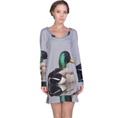 Swimming Duck Long Sleeve Nightdress