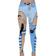 Sailor Yoga Leggings  by Valentinaart