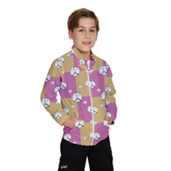 Symbol Peace Drawing Pattern  Wind Breaker (kids) by dflcprintsclothing