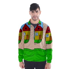 Giant Foot Wind Breaker (men) by Valentinaart