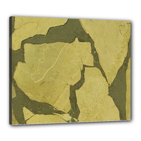 Stylish Gold Stone Canvas 24  X 20  by yoursparklingshop