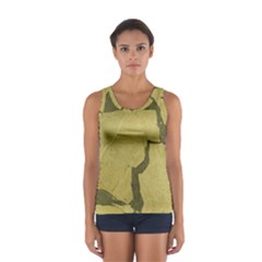 Stylish Gold Stone Women s Sport Tank Top 