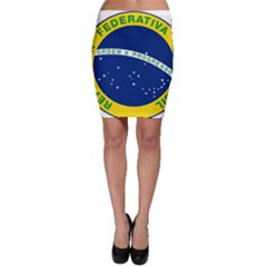 National Seal Of Brazil  Bodycon Skirt by abbeyz71