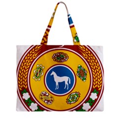 National Emblem Of Turkmenistan, 1992-2000 Zipper Mini Tote Bag by abbeyz71