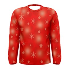 Red Xmas Desing Men s Long Sleeve Tee by Valentinaart