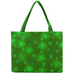 Green Xmas Design Mini Tote Bag by Valentinaart