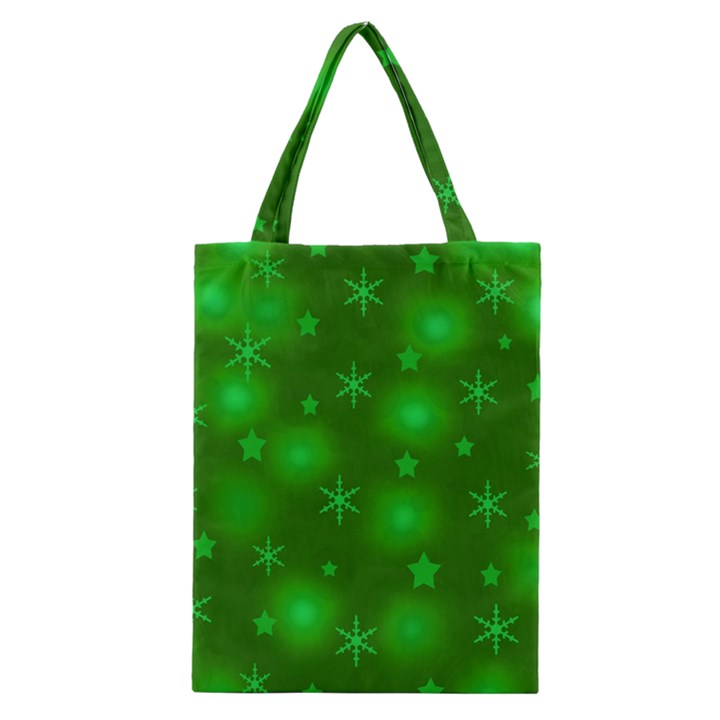 Green Xmas design Classic Tote Bag