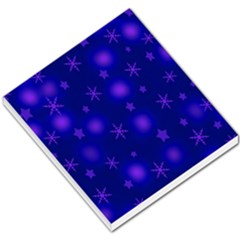 Blue Xmas Design Small Memo Pads by Valentinaart