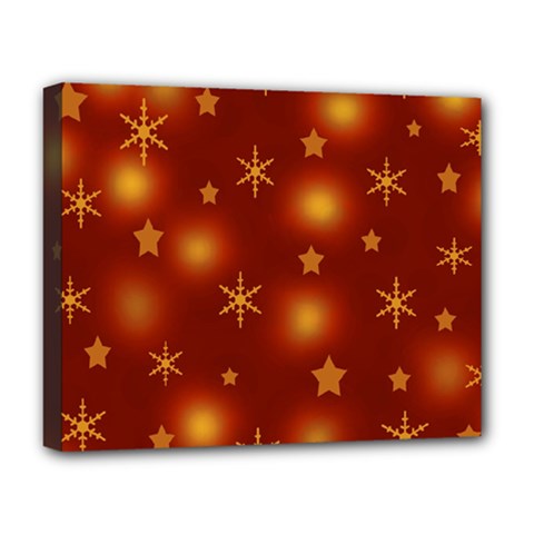 Xmas Design Deluxe Canvas 20  X 16   by Valentinaart