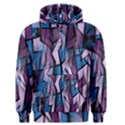 Purple decorative abstract art Men s Zipper Hoodie View1