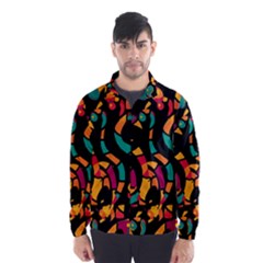 Colorful Snakes Wind Breaker (men) by Valentinaart