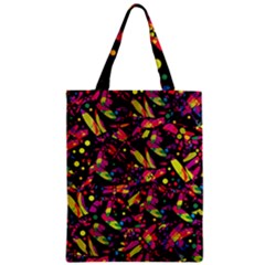 Colorful Dragonflies Design Zipper Classic Tote Bag by Valentinaart