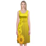 SUNFLOWER Midi Sleeveless Dress