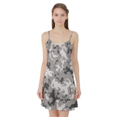 Winter Camouflage Satin Night Slip