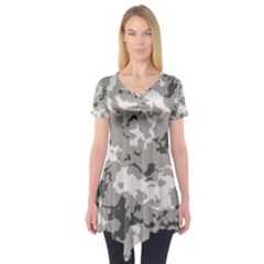 WINTER CAMOUFLAGE Short Sleeve Tunic 