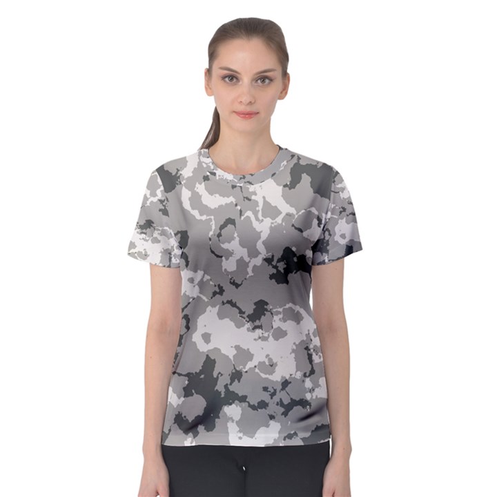 WINTER CAMOUFLAGE Women s Sport Mesh Tee