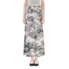 Winter Camouflage Maxi Skirts