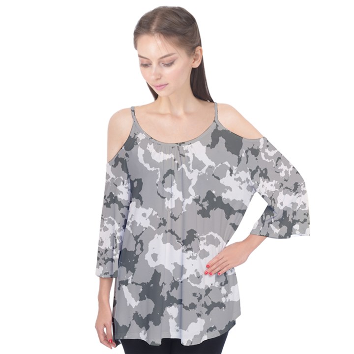 WINTER CAMOUFLAGE Flutter Cotton Tees