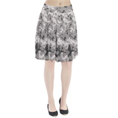 Winter Camouflage Pleated Skirt