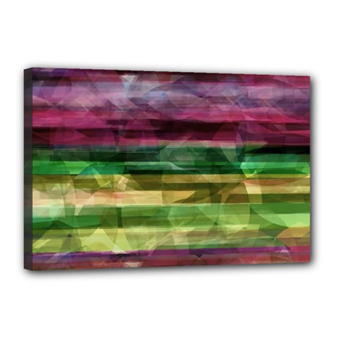 Colorful Marble Canvas 18  X 12  by Valentinaart