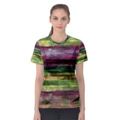 Colorful Marble Women s Sport Mesh Tee