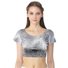 Whitesnake Short Sleeve Crop Top (tight Fit)