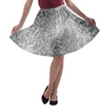 Whitesnake A-line Skater Skirt