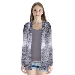 Whitesnake Drape Collar Cardigan