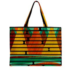 Decorative Autumn Landscape Zipper Mini Tote Bag by Valentinaart