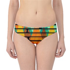 Decorative Autumn Landscape Hipster Bikini Bottoms by Valentinaart