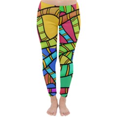 Abstrak Winter Leggings 