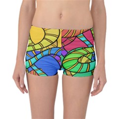 Abstrak Reversible Boyleg Bikini Bottoms