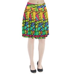 Abstrak Pleated Skirt