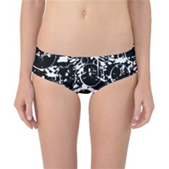 Black And White Confusion Classic Bikini Bottoms by Valentinaart