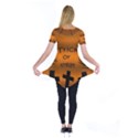 Trick or treat - cemetery  Short Sleeve Tunic  View2