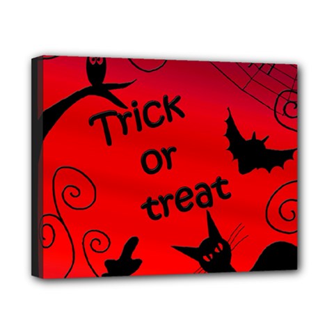 Trick Or Treat - Halloween Landscape Canvas 10  X 8  by Valentinaart