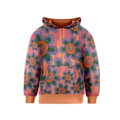 Colorful Floral Dream Kids  Pullover Hoodie