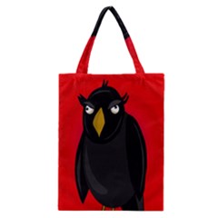Halloween - Old Raven Classic Tote Bag by Valentinaart