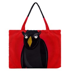 Halloween - Old Raven Medium Zipper Tote Bag by Valentinaart