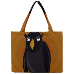 Halloween - Old Black Rawen Mini Tote Bag by Valentinaart