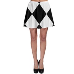 Black White Skater Skirt