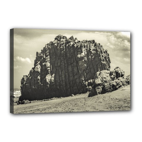 Big Rock At Praia Malhada Jericoacoara Brazil Canvas 18  X 12  by dflcprints