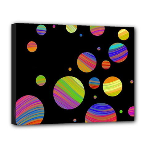 Colorful Galaxy Canvas 14  X 11  by Valentinaart