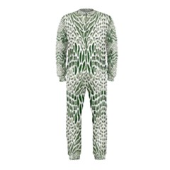 Green Snake Texture Onepiece Jumpsuit (kids)