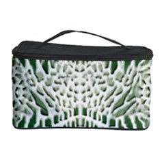 GREEN REPTILE SCALES Cosmetic Storage Case