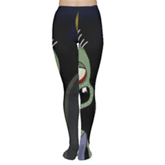 Halloween Zombie On The Cemetery Women s Tights by Valentinaart