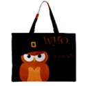 Halloween witch - orange owl Zipper Mini Tote Bag View1